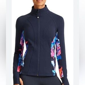 Athleta Super Impose Hope Zip Up Jacket